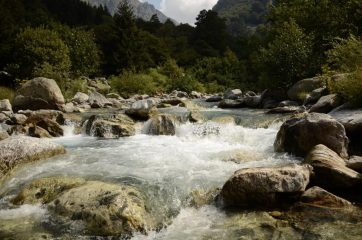 Il torrente Gesso a San Giacomo