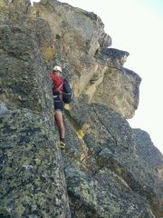 inizio del breve canalino