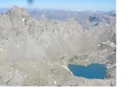 L'Aig de Chabeyron e il lago dei nove colori dal Brec..