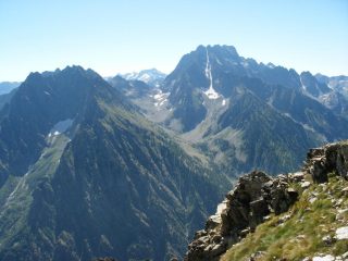 l'Argentera e le Aste dalla vetta