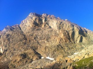 L'imponente parete nord