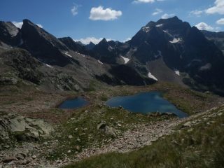 dal Colletto Est della Rocchetta Paur, vista sui Laghi Sup Malinvern