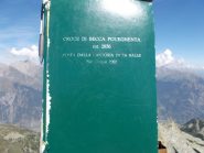 Libro di vetta Becca Pouignenta