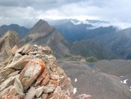 Dalla vetta Taillante, vette della val Pellice e...temporale in arrivo!