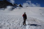 io nel primo tratto del Glacier de la Girose (23-8-2013)