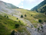 Primi 200 metri di discesa