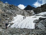 sul nevaio dopo il rifugio remondino