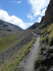 expo da togliere il fiato verso il col de Serenne