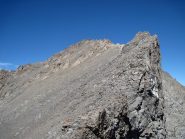 Il versante di salita visto dal colletto