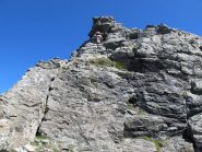 Risalita delle roccette finali