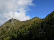 Schegge viste salendo alla Bocchetta di Muino