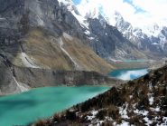 Le famose tre lagune, Siula, Quesilococha e Carhuacocha