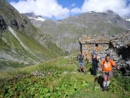 l'arrivo alle baite Grand Vaudala...