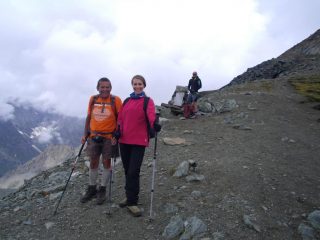 raggiunto il Colle Leynir....