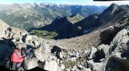 vallone di salita visto dalla Bellagarda