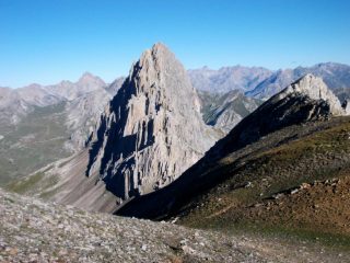 Rocca la Meja dalla cresta 