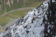 la parete nord vista dalla cima