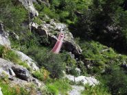 Il ponte tibetano alle Vene