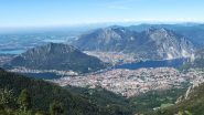 Panorama su Lecco, la Brianza e il Triangolo Lariano dal Pian Serrada