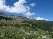 La discesa dall' ex Rifugio.