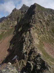 dalla vetta del Funs, vista sulla Q.2567 della Cima di Valscura salita dopo