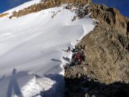 Si mette piede sul ghiacciaio