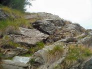 tratto attrezzato in salita