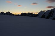 le prime luci del giorno sull'Abeniflue firn (31-8-2013)