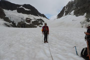 Stelvio nella parte intermedia del Langgletscher (30-8-2013)