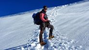 Stelvio sta per uscire sulla cresta finale (31-8-2013)