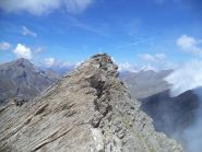 ultimo tratto di cresta ormai in vista della cima
