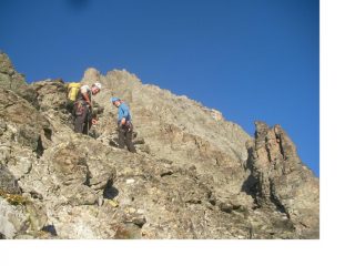 Marc e Max hanno da poco iniziato il loro cammino verticale..