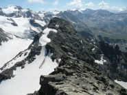 La vicina Punta Loydon e versante francese