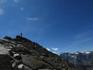 Discesa dalla cresta Nord