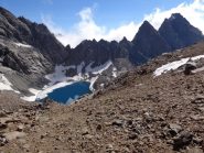 lago e colle della losa a dx i becchi della tribolazione