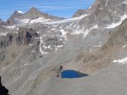 lago di gay e vette del gran paradiso
