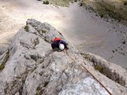 Il pilastrino finale della via
