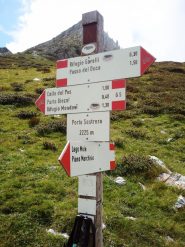 segnaletica al colle
