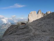 rifugio a passo Santner