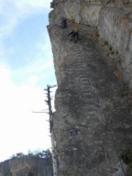 verso la fine della ferrata