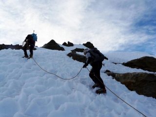 Primi passi sulla neve