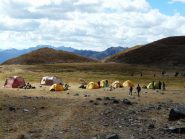 Il campo di Partenza, Gashpapampa a 4500m.