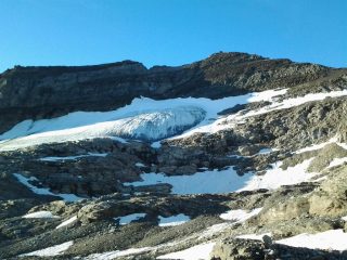 Ghiacciaio dell' Agnello, quel che ne resta