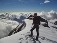 panorama all'inizio della cresta