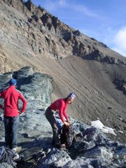 l'arrivo al Colle della Rossa....