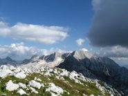 gruppo del Canin dalla cima del M. Sart