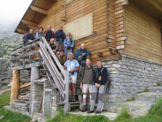 Foto ricordo allo Chalet Clerico