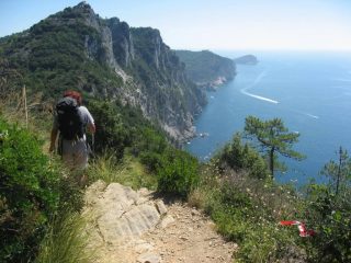 in fondo l'isola della Palmaria