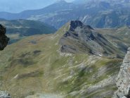 la parte alta dell'itinerario