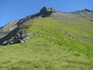 Inizio dorsale di salita